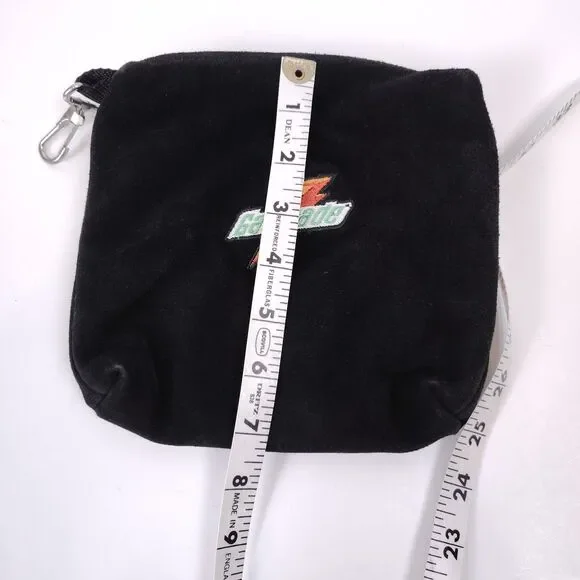 One Of A Kind Unique Leather Suede Gatorade Pouch With Soft Interior